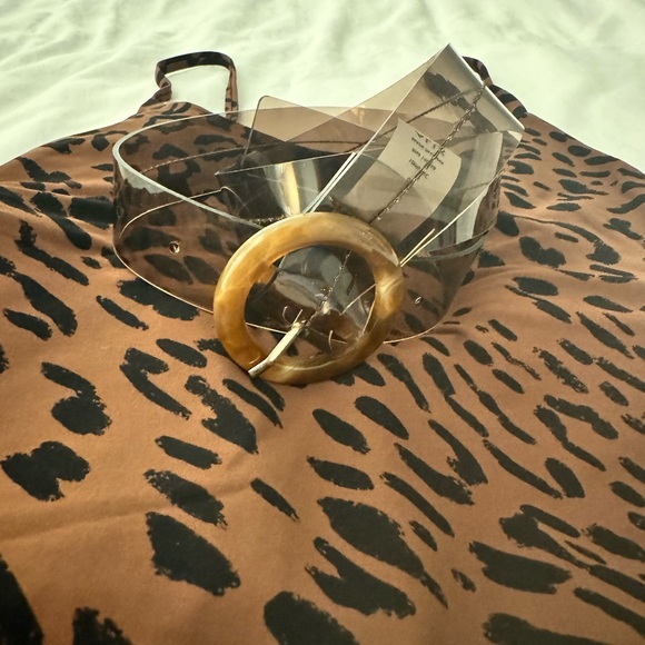 Alix NYC Drexel Printed Belted One Piece Swimsuit WOT, brand new condition - Picture 4 of 5